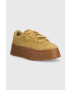 Puma Кожени маратонки Mayze Stack Suede Wns в бежово - Pepit.bg