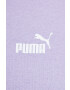 Puma Памучен суичър в лилаво с качулка с десен - Pepit.bg