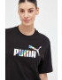 Puma Памучна тениска в черно - Pepit.bg