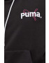 Puma Суичър в черно с качулка с принт - Pepit.bg