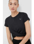 Puma Тениска за йога Studio Yogini Lite Twist в черно - Pepit.bg