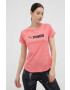 Puma Тениска за трениране Fit Logo в розово - Pepit.bg