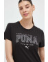 Puma Тениска за трениране Graphic Tee Fit в черно - Pepit.bg