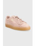 Puma Велурени маратонки Suede Classic XXI в розово 374915 - Pepit.bg