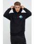 Quiksilver Суичър в черно с качулка с принт - Pepit.bg