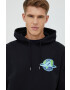 Quiksilver Суичър в черно с качулка с принт - Pepit.bg