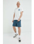Quiksilver Тениска в синьо с принт - Pepit.bg