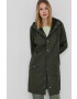 Rains Яке 12020 Long Jacket в зелено с преходна изолация - Pepit.bg