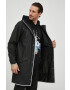 Rains Яке 18540 Long Jacket Reflective в черно с преходна изолация - Pepit.bg