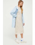 Rains Непромокаемо яке 12020 Long Jacket в синьо с преходна изолация - Pepit.bg