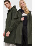 Rains Непромокаемо яке 18140 Fishtail Parka в зелено с преходна изолация - Pepit.bg