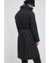 Rains Яке 15500 Long Padded Nylon W Coat в черно с преходна изолация - Pepit.bg