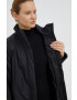 Rains Яке 15500 Long Padded Nylon W Coat в черно с преходна изолация - Pepit.bg