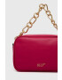 Red Valentino Кожена чанта в розово - Pepit.bg