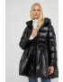 Red Valentino Пухено яке в черно с преходна изолация - Pepit.bg