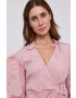 Red Valentino Рокля в розово къс модел със стандартна кройка - Pepit.bg
