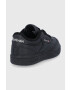 Reebok Classic Детски кожени обувки Club C BS6182 в черно - Pepit.bg