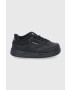 Reebok Classic Детски кожени обувки Club C FZ2096 в черно - Pepit.bg