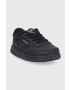 Reebok Classic Детски кожени обувки Club C FZ2096 в черно - Pepit.bg