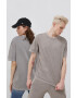 Reebok Classic Памучна тениска HB5966 в сиво с изчистен дизайн - Pepit.bg