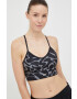 Reebok Спортен сутиен workout ready в черно с десен - Pepit.bg