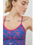 Reebok Спортен сутиен Workout Ready В синьо с десен - Pepit.bg