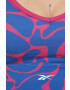 Reebok Спортен сутиен Workout Ready В синьо с десен - Pepit.bg