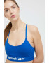 Reebok Спортен сутиен Workout Ready Commercial в синьо - Pepit.bg