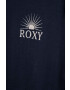 Roxy Детски памучен суичър в тъмносиньо с принт - Pepit.bg