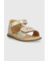 Shoo Pom Детски сандали от кожа в златисто - Pepit.bg