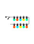 Sirius LED гирлянд Lucas Start Set10 LED 3 m - Pepit.bg