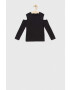 Sisley Детска блуза с дълги ръкави в черно - Pepit.bg