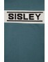 Sisley Детски суичър в зелено с изчистен дизайн - Pepit.bg