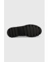 Sisley Кожени боти челси в черно с платформа - Pepit.bg
