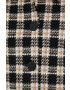 Sisley Палто с вълна в черно с преходна изолация - Pepit.bg