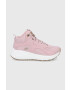 Skechers Обувки в розово с платформа - Pepit.bg