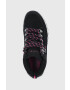 Skechers Велурени обувки в черно - Pepit.bg