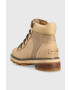 Sorel Велурени кубинки Lennox Hiker в кафяво с платформа - Pepit.bg