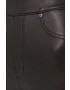 Spanx Оформящ клин Leather-Like Ankle Skinny дамски в кафяво с изчистен дизайн - Pepit.bg