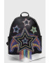 Sprayground Раница в черно малък размер с апликация - Pepit.bg