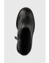 Steve Madden Боти All Out в черно с висок ток - Pepit.bg