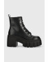 Steve Madden Боти Bewilder в черно с платформа - Pepit.bg