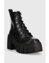 Steve Madden Боти Bewilder в черно с платформа - Pepit.bg