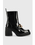 Steve Madden Боти Blooms в черно с висок ток - Pepit.bg