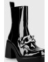 Steve Madden Боти Blooms в черно с висок ток - Pepit.bg