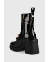 Steve Madden Боти Blooms в черно с висок ток - Pepit.bg