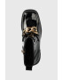 Steve Madden Боти Blooms в черно с висок ток - Pepit.bg
