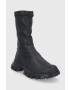 Steve Madden Боти дамски в черно с платформа - Pepit.bg