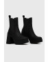 Steve Madden Боти челси Climate в черно с висок ток - Pepit.bg