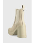 Steve Madden Боти челси Climate в бежово с висок ток - Pepit.bg